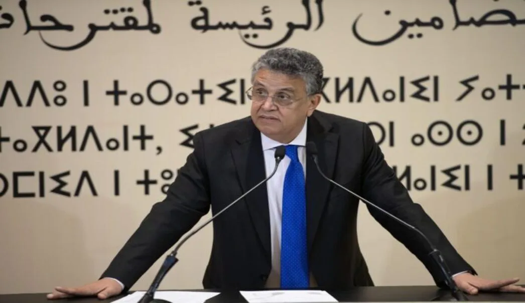 FOTOGRAFÍA. RABAT (MARRUECOS), 24 DE DICIEMBRE DE 2024. El ministro marroquí de Justicia, Abdellatif Ouahbi, durante una rueda de prensa en Rabat, Marruecos, el 24 de diciembre de 2024. Efe
