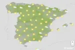FOTOGRAFÍA. BARCELONA (CATALUÑA) ESPAÑA, 12 DE AGOSTO DE 2026. Miércoles, canícula en la Península y Baleares, chubascos en Andalucía, Murcia y Castilla la Mancha. Infograma de la Agencia Estatal de Meteorología (Aemet) sobre las previsiones meteorológicas para este miércoles 12 de agosto de 2026 en toda España. Lasvocesdelpueblo (Ñ Pueblo).