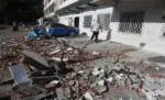 FOTOGRAFÍA. CALI (COLOMBIA), 10 DE AGOSTO DE 2026. Terremoto Colombia: 24 fallecidos y 20 edificios colapsados en Cali. Vista general de los escombros causados por el fuerte terremoto de magnitud 7,4 que sacudió a buena parte de Colombia, este 10 de agosto. Efe