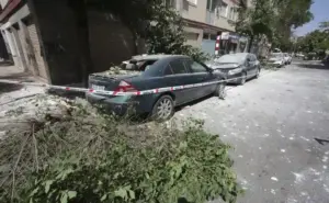 FOTOGRAFÍA. GRANADA (ANDALUCÍA) ESPAÑA, 18 DE AGOSTO DE 2026. Terremotos Granada: Avalancha de solicitudes de indemnización ante el CCS. Detalle de una imagen que muestra los daños registrados tras la serie de terremotos este martes en Granada, Comunidad Autónoma de Andalucía, en España. Efe