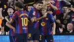 FOTOGRAFÍA. BARCELONA ) ESPAÑA), 27 DE AGOSTO DE 2026.El Barça sumó este jueves su segunda victoria en LaLiga tras imponerse por 2-0 al Athletic Club en el Spotify Camp Nou, en un partido en el que Raphinha volvió a demostrar su pegada y Pedri ejerció de líder en el centro del campo. Efe