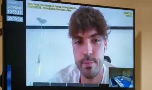 FOTOGRAFÍA. LUGAR Y FECHA RELACIONADOS CON EL CONTENIDO: MADRID (ESPAÑA), 03 DE SEPTIEMBRE DE 2026. Los exjugadores de la cantera del Real Madrid Ferrán Ruiz, Juan Rodríguez y Andrés García han aceptado una condena de un año de cárcel por pornografía infantil por el vídeo sexual que grabaron en 2023 en Gran Canaria, mientras que el defensa del primer equipo Raúl Asencio (en la imagen) ha quedado absuelto. Efe