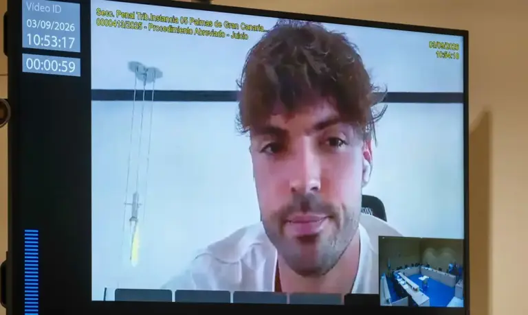 FOTOGRAFÍA. LUGAR Y FECHA RELACIONADOS CON EL CONTENIDO: MADRID (ESPAÑA), 03 DE SEPTIEMBRE DE 2026. Los exjugadores de la cantera del Real Madrid Ferrán Ruiz, Juan Rodríguez y Andrés García han aceptado una condena de un año de cárcel por pornografía infantil por el vídeo sexual que grabaron en 2023 en Gran Canaria, mientras que el defensa del primer equipo Raúl Asencio (en la imagen) ha quedado absuelto. Efe