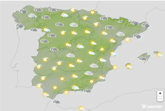 Aemet alerta este martes de lluvias torrenciales, granizo grande y riesgo de tornados en Cataluña FOTOGRAFÍA. BARCELONA (CATALUÑA) ESPAÑA, 29 DE SEPTIEMBRE DE 2026. Aemet alerta este martes de lluvias torrenciales, granizo grande y riesgo de tornados en Cataluña. Infograma de la Agencia Estatal de Meteorología (Aemet) sobre las previsiones meteorológicas para este martes 29 de septiembre de 2026 en toda España. Lasvocesdelpueblo (Ñ Pueblo)