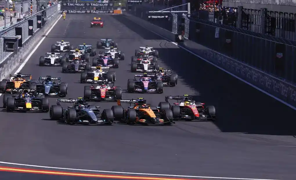 FOTOGRAFÍA. MADRID (ESPAÑA), 13 DE SEPTIEMBRE DE 2026. Varios pilotos participan este domingo en el Gran Premio de España de Fórmula Uno en el nuevo circuito de Madring en Madrid. Efe