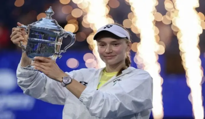FOTOGRAFÍA. NUEVA YORK (ESTADOS UNIDOS DE AMÉRICA), 12 DE SEPTIEMBRE DE 2026. kazaja Elena Rybakina reflexionó este sábado, tras proclamarse campeona del Abierto de Estados Unidos y su asalto al número uno del mundo, sobre el camino que ha recorrido desde que conquistó Wimbledon en 2022. Efe