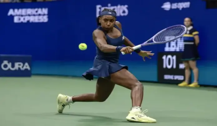 Gauff derrota a Jovic y accede a cuartos del Abierto de EE. UU., estadounidense Cori Dionne Gauff (Coco Gauff), estadounidense Iva JovicOpen Tennis Championships (1) FOTOGRAFÍA. NUEVA YORK (ESTADOS UNIDOS DE AMÉRICA, EE. UU.), 07 DE SEPTIEMBRE DE 2026. La estadounidense Cori Dionne Gauff (Coco Gauff) en acción contra su compatriota Iva Jovic durante su partido de octavos de final individual femenino en el US Open Tennis Championships en el USTA Billie Jean King National Tennis Center en Flushing Meadows, Nueva York (EE.UU.). Efe