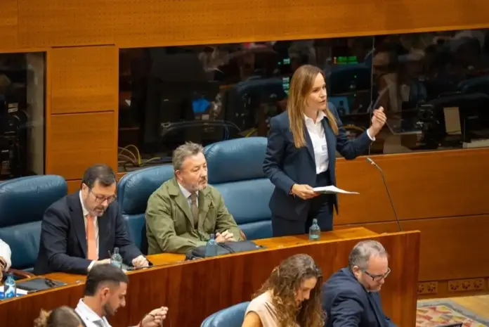 Vox Madrid FOTOGRAFÍA. MADRID (ESPAÑA), 17 DE SEPTIEMBRE DE 2026. La portavoz del Grupo Parlamentario de Vox en la Asamblea de Madrid y portavoz nacional de Agenda España, Isabel Pérez Moñino-Aranda. Lasvocesdelpueblo (Ñ Pueblo)