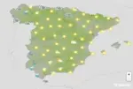 FOTOGRAFÍA. BARCELONA (CATALUÑA) ESPAÑA, 08 DE SEPTIEMBRE DE 2026. Martes de precipitaciones y altas temperaturas en el Guadalquivir; el tercio este; Canarias; Mallorca y la meseta sur. Infograma de la Agencia Estatal de Meteorología (Aemet) sobre las previsiones meteorológicas para este martes 8 de septiembre de 2026 en toda España. Lasvocesdelpueblo (Ñ Pueblo)