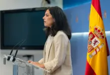 FOTOGRAFÍA. MADRID (ESPAÑA), 22 DE SEPTIEMBRE DE 2026. La portavoz del Grupo Parlamentario de Vox en el Congreso de los Diputados, María José Rodríguez de Millán Parro, conocida popularmente como "Pepa Millán", ha comparecido este martes en rueda de prensa tras la junta de portavoces de la Cámara Baja. Lasvocesdelpueblo (Ñ Pueblo)