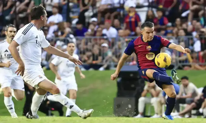 FOTOGRAFÍA. LUGAR Y FECHA RELACIONADOS CON EL CONTENIDO: BARCELONA (ESPAÑA), 01 DE SEPTIEMBRE DE 2026. El partido FC Barcelona-Real Madrid de la décima jornada de LaLiga EA Sports, el primer clásico español del curso 2026-27, se disputará el domingo 25 de octubre a las 21:00 horas en el Spotify Camp Nou, según ha confirmado este martes la competición. Efe