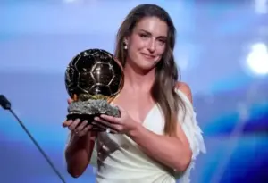 FOTOGRAFÍA. LONDRES, 26 DE OCTUBRE DE 2026. La española Alexia Putellas, jugadora del London City Lionesses, conquistó este lunes su tercer Balón de Oro. e el London Palladium Theatre, Gran Bretaña, Londres. EFE