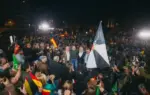 FOTOGRAFÍA. ZAMORA, 27 DE OCTUBRE DE 2026. El presidente de Vox y candidato a la Presidencia del Gobierno, Santiago Abascal Conde, el presidente de la Comisión Gestora Provincial de Vox Zamora y candidato al Senado, Eugenio Blanco Ugidos; el vicepresidente primero de la Junta de Castilla y León y consejero de Desregulación, Familia y Ayudas Sociales, Carlos Pollán Fernández; y cabeza de lista al Congreso de los Diputados por la circunscripción de Zamora, Miguel Suárez Arca, participan en un mitin electora de precampaña en Zamora. Lasvocesdelpueblo (Ñ Pueblo)