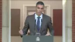 FOTOGRAFÍA. MADRID, 05 DE OCTUBRE DE 2026. El presidente del Gobierno de coalición socialcomunista de España y líder del Partido Socialista (PSOE), Pedro Sánchez Pérez-Castejón, ha comparecido este lunes en declaración institucional desde el Palacio de la Moncloa para anunciar formalmente que claudica ante la inestabilidad de la legislatura y adelanta las urnas al próximo domingo 29 de noviembre de 2026. Lasvocesdelpueblo (Ñ Pueblo)