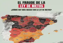 FOTOGRAFÍA. BARCELONA, 15 DE OCTUBRE DE 2026. La portada de la web de Vox se presenta de forma nítida bajo un contundente encabezado que reza "El Fraude de la Ley de Nietos: el mapa del voto en el extranjero". El núcleo de la página está constituido por un mapa interactivo de la nación española que monitoriza, provincia a provincia y municipio a municipio, el peso real del censo de electores residentes ausentes (CERA) de cara a la cita electoral del 29N. El portal expone una cifra global alarmante: en toda España hay 2.747.688 electores inscritos en el extranjero, evidenciando un crecimiento masivo de 461.858 nuevos votantes desde la entrada en vigor de la Ley 20/2022 de Memoria Democrática, lo que representa un incremento neto del 20,2 % en el censo exterior. Lasvocesdelpueblo (Ñ Pueblo)
